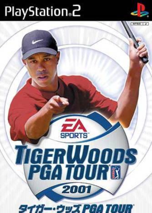 Tiger Woods Pga Tour 2001 — box-2D (JP)