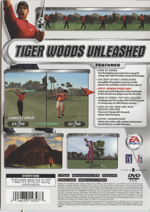 Tiger Woods Pga Tour 2002 — box-2D-back (US)
