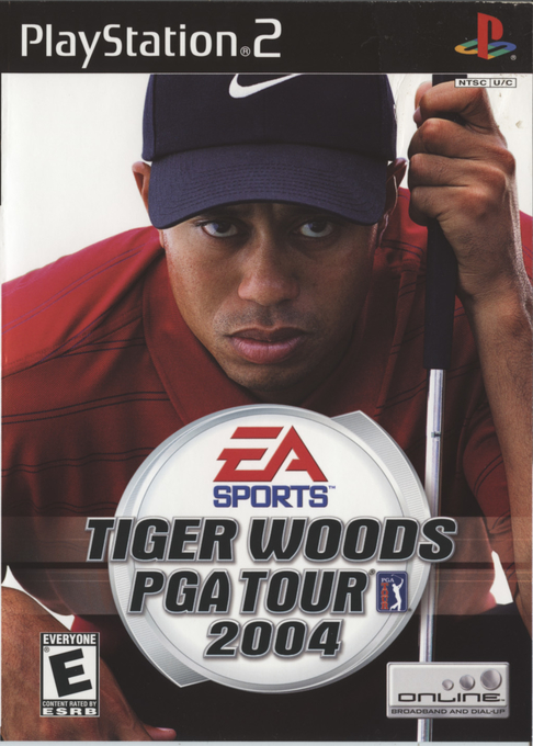 Tiger Woods PGA Tour 2004 box art