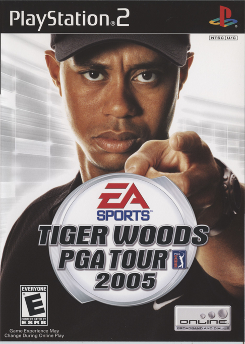 Tiger Woods PGA Tour 2005 box art
