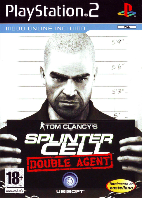 Tom Clancy's Splinter Cell - Double Agent — box-2D (SP)