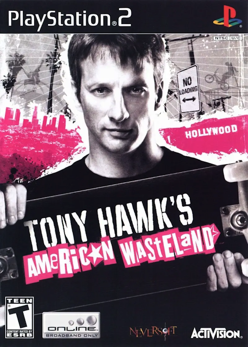 Tony Hawk's American Wasteland box art
