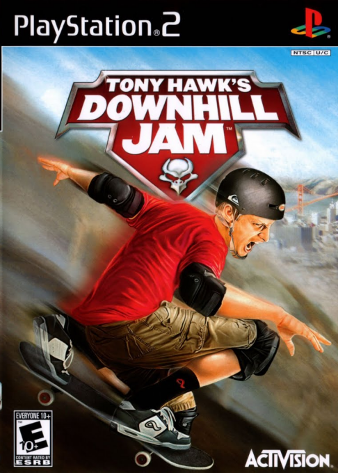 Tony Hawk's Downhill Jam box art
