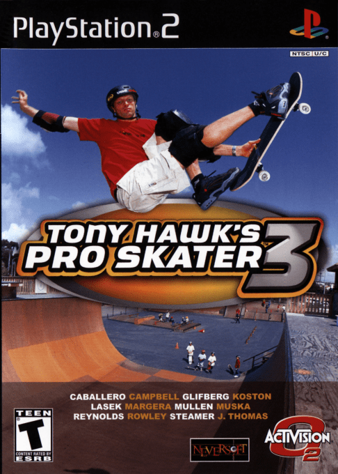 Tony Hawk's Pro Skater 3 box art