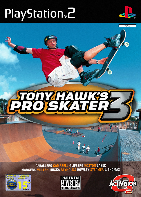 Tony Hawk's Pro Skater 3 — box-2D (EU)