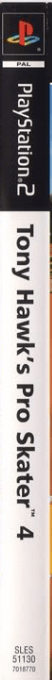 Tony Hawk's Pro Skater 4 — box-2D-side (SP)