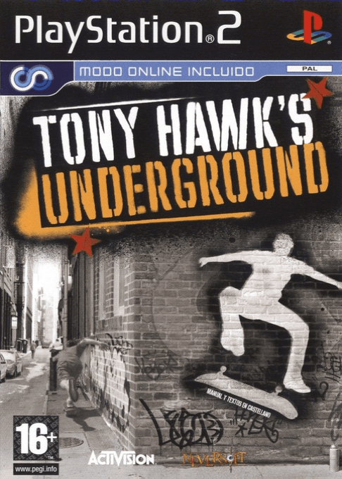 Tony Hawk's Underground — box-2D (SP)