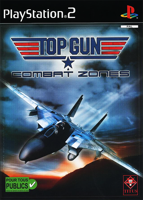 Top Gun - Combat Zones — box-2D (FR)