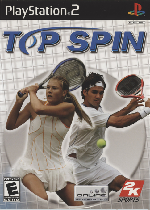 Top Spin box art