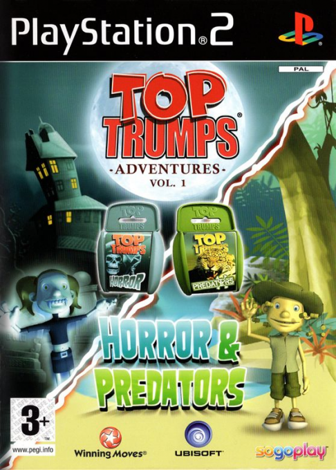 Top Trumps Adventures Vol. 1 - Horror And Predators box art