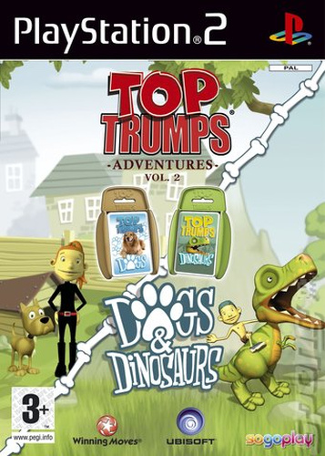 Top Trumps Adventures Vol. 2 - Dogs And Dinosaurs box art