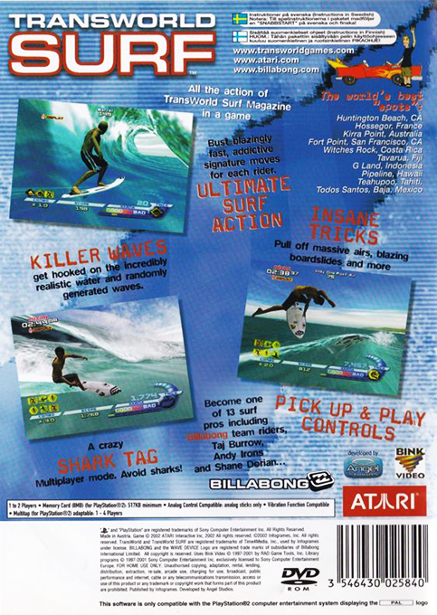 Transworld Surf — box-2D-back (EU)