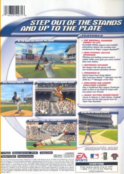 Triple Play Baseball — box-2D-back (US)