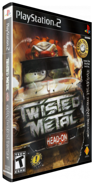 Twisted Metal - Head-on - Extra Twisted Edition — box-3D (US)