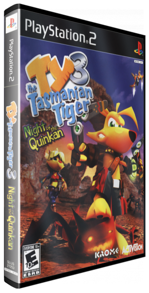 Ty the Tasmanian Tiger 3 - Night of the Quinkan — box-3D (US)