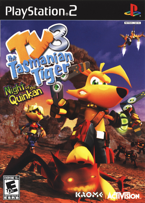 Ty the Tasmanian Tiger 3 - Night of the Quinkan box art