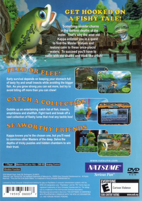 Finny The Fish And The Seven Waters — box-2D-back (US)