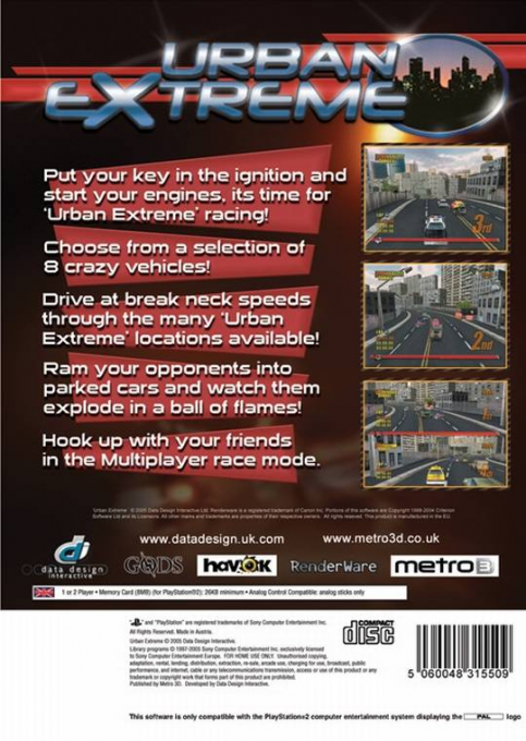 Urban Extreme — box-2D-back (EU)