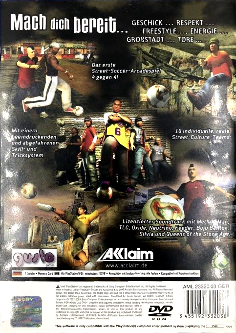 Urban Freestyle Soccer — box-2D-back (DE)