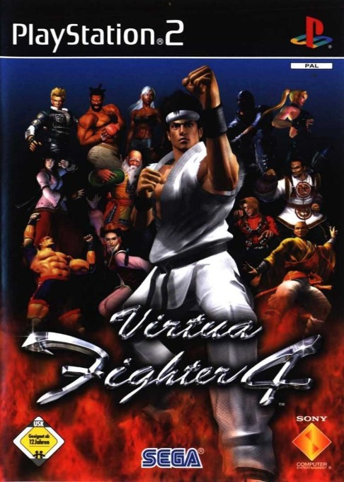 Virtua Fighter 4 — box-2D (DE)