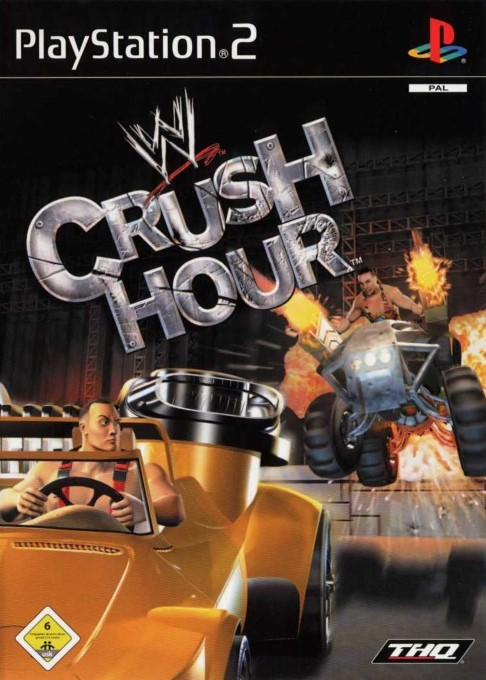 WWE Crush Hour — box-2D (DE)