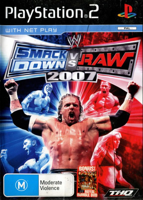 Wwe Smackdown Vs Raw 2007 — box-2D (AU)