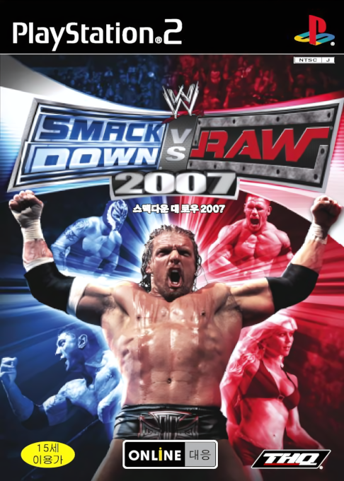 Wwe Smackdown Vs Raw 2007 — box-2D (KR)