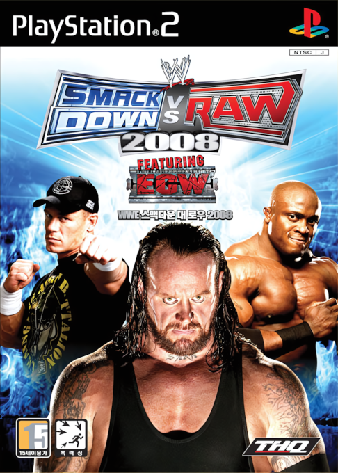 Wwe Smackdown Vs Raw 2008 — box-2D (KR)