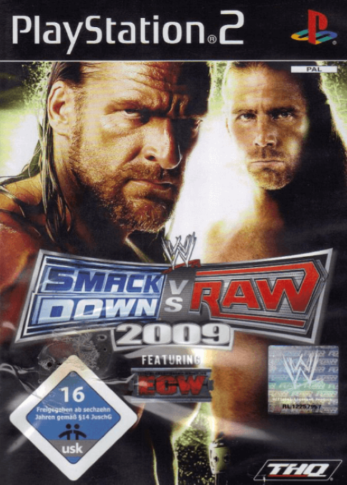 Wwe Smackdown Vs Raw 2009 — box-2D (DE)