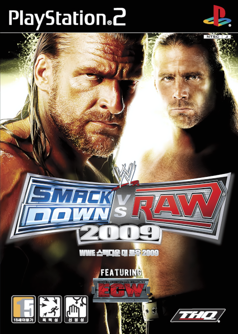Wwe Smackdown Vs Raw 2009 — box-2D (KR)