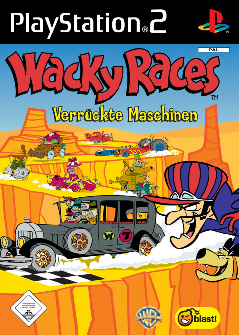 Wacky Races - Mad Motors — box-2D (DE)