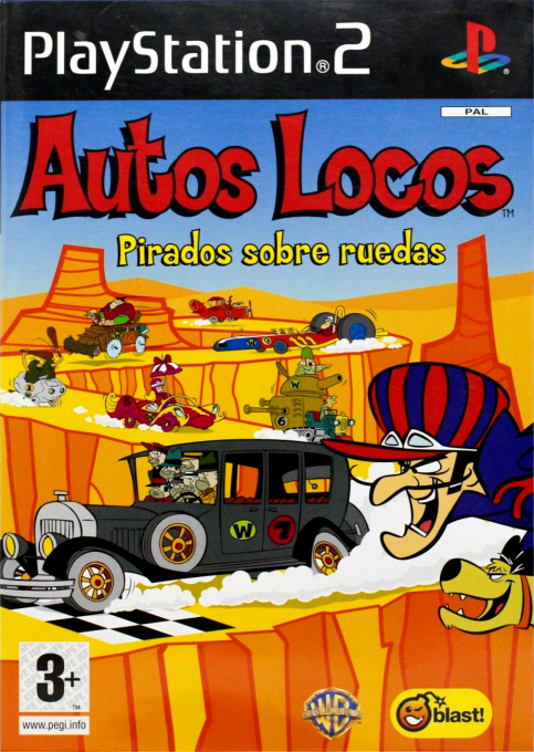 Wacky Races - Mad Motors — box-2D (SP)