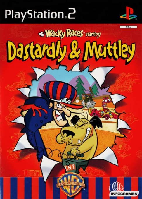 Wacky Races Starring Dastardly And Muttley — box-2D (PT)