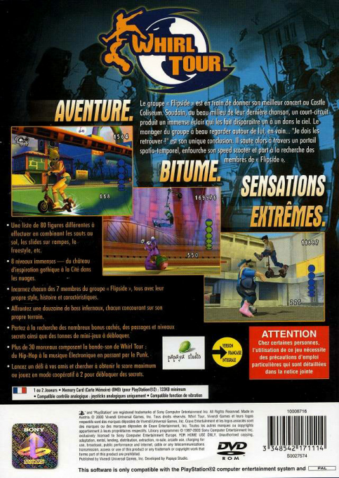 Whirl Tour — box-2D-back (FR)