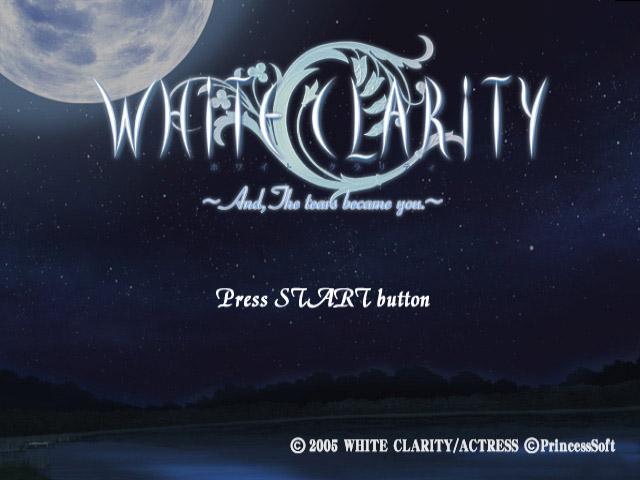 White Clarity - And, the Tears Became You — sstitle (JP)