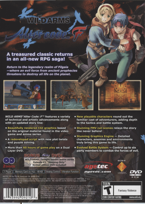 Wild Arms Alter Code - F — box-2D-back (US)