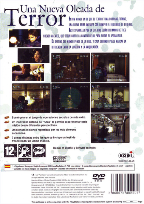 Operation Win Back 2 - Project Poseidon — box-2D-back (SP)
