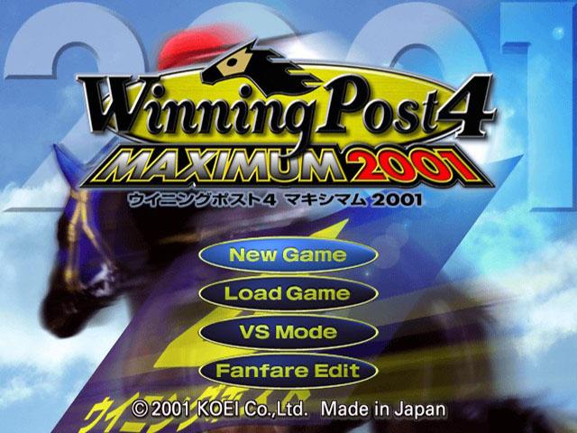 Winning Post 4 Maximum 2001 — sstitle (JP)