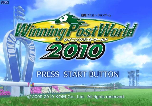 Winning Post World 2010 — sstitle (JP)