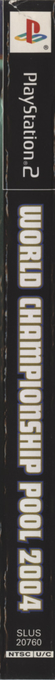 World Championship Pool 2004 — box-2D-side (US)
