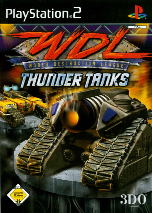 World Destruction League - Thunder Tanks — box-2D (DE)