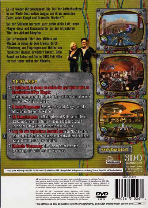 World Destruction League - War Jetz — box-2D-back (DE)