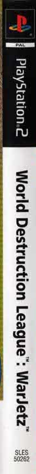World Destruction League - War Jetz — box-2D-side (DE)