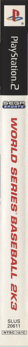 World Series Baseball 2k3 — box-2D-side (US)