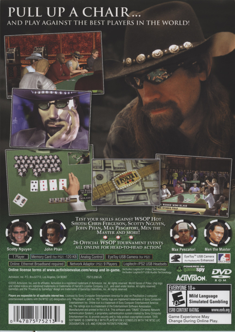World Series Of Poker — box-2D-back (US)