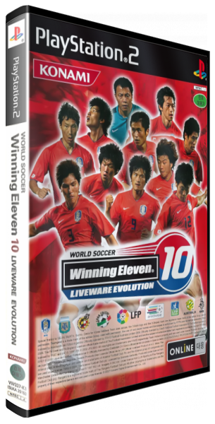 World Soccer Winning Eleven 10 - Liveware Evolution — box-3D (KR)