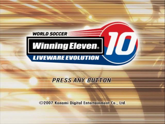 World Soccer Winning Eleven 10 - Liveware Evolution — sstitle (KR)