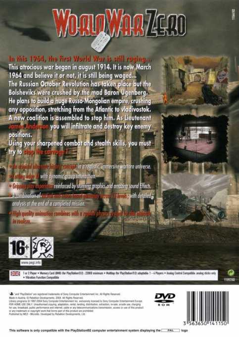 World War Zero — box-2D-back (EU)