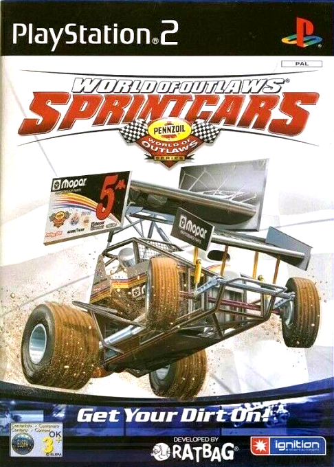 World Of Outlaws - Sprint Cars — box-2D (EU)