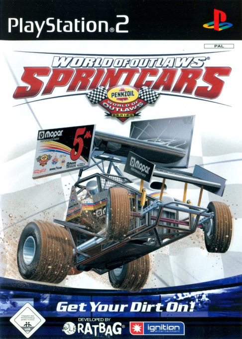 World Of Outlaws - Sprint Cars — box-2D (DE)